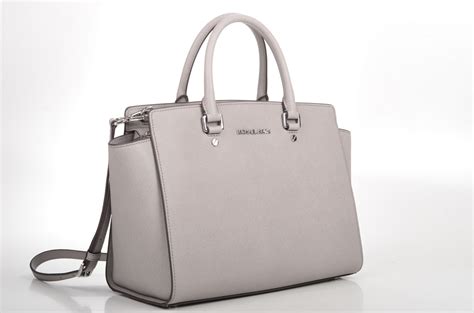 michael kors tasch grau|michael kors opened satchel purse.